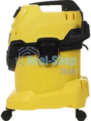 Строительный пылесос Karcher WD 4 P V-20/5/22 желтый, 1000 Вт, уборка сухая/сбор воды/выдув, пылесборник мешок/контейнер, 20 л