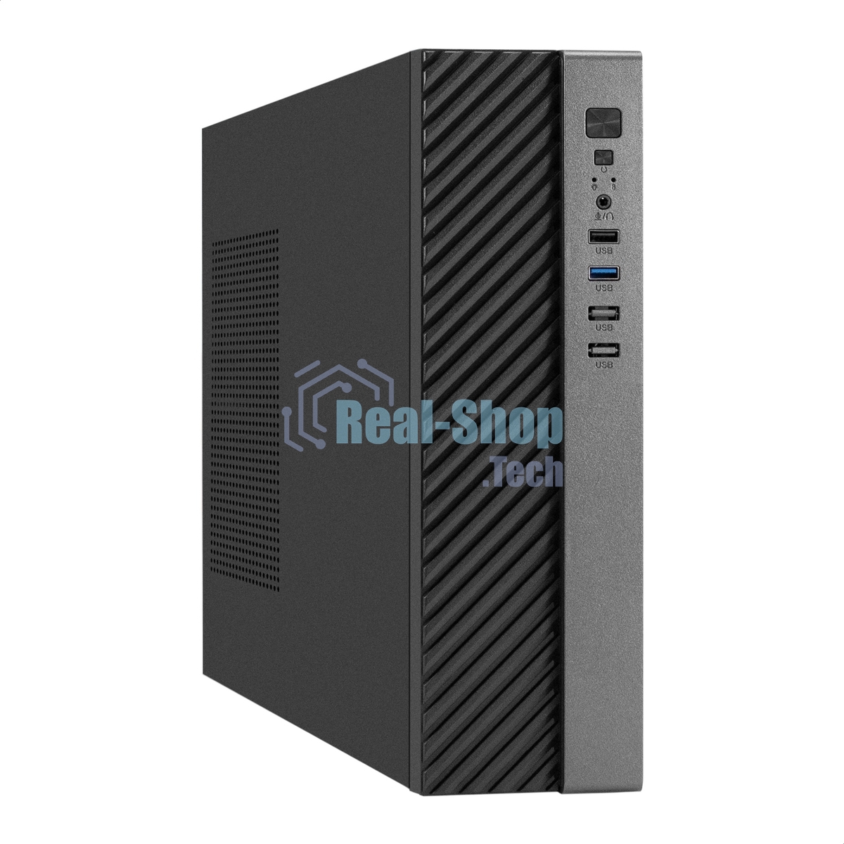 Компьютерный корпус Desktop ExeGate MI-302U-300 (mATX/mini-ITX, TPS300 8см, 1хUSB+1хUSB 3.0, HD аудио, черный)