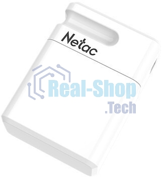Флешка USB Netac U116 mini (NT03U116N-064G-32WH), 64Gb, USB 3.2, R/W 90/30, белый