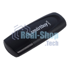 Флешка USB Smartbuy Scout black (SB128GB3SCK), 128Gb, USB 3.0, R/W 100/40, черный