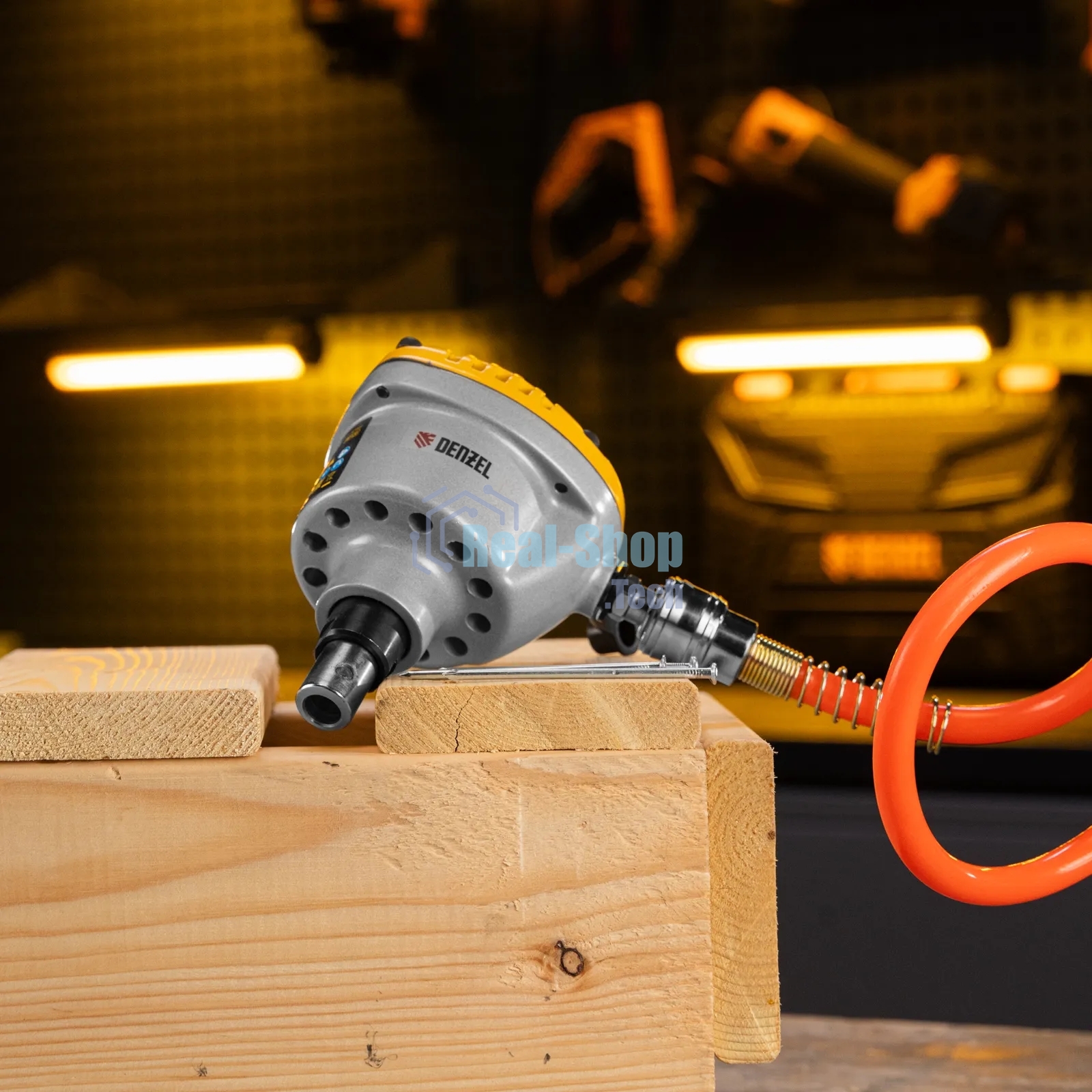 Пневматический молоток Denzel HP120 для одиночных гвоздей до 120 мм