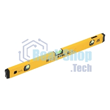 Уровень алюминиевый Denzel магнит., фрезерованный, 3 глазка (1 зеркал.), 0,5 мм/м, 600 мм