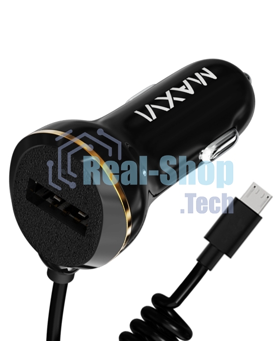 Автомобильное зарядное устройство Maxvi CCM-211MSC 2.1A