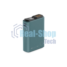 Портативный аккумулятор OLMIO QS-10, 10000mAh, 22.5W QuickCharge3.0/PowerDelivery, LCD, темно-зеленый