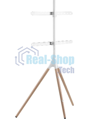 Подставка для телевизора Cactus CS-ST1246WTBCH белый/береза, 45