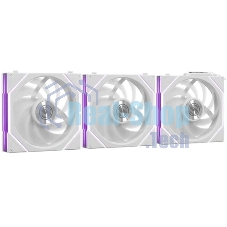 Вентилятор для корпуса Lian-Li Uni Fan TL Wireless 120 ARGB 120х120x28 белый 7-pin 33дБ (упак.:3шт) (G99.12TL1W3W.R0) Ret