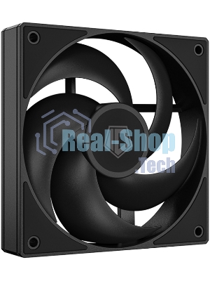 Вентилятор для корпуса ID-Cooling AS-120-K черный, 120 мм, 2000 об/мин, 27.2 дБ, 4 pin