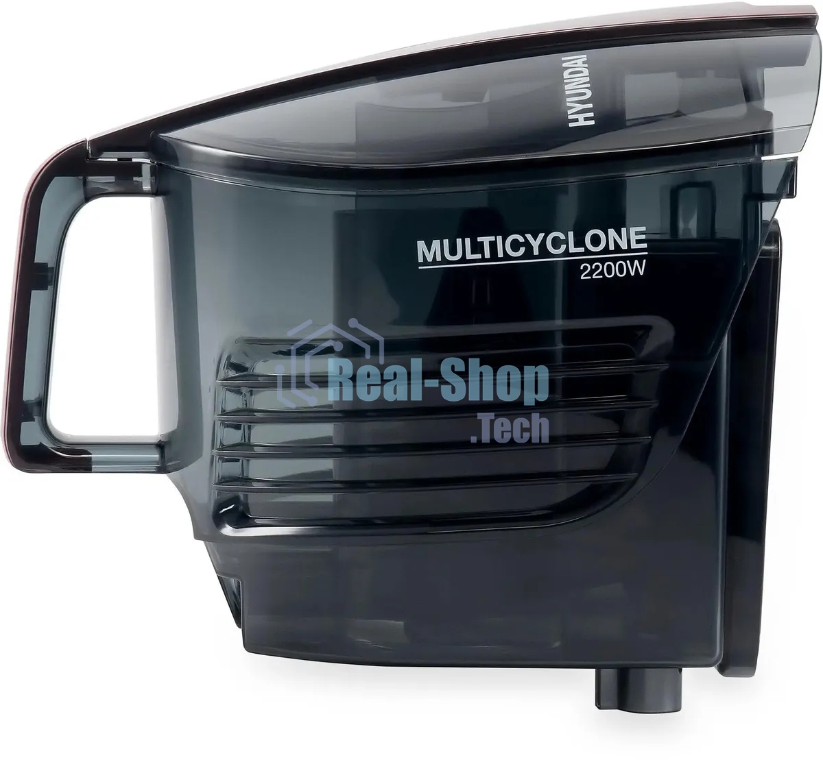 Пылесос Hyundai HYV-C2645 красный/черный, 380/2200 Вт, уборка сухая, пылесборник контейнер 4 л