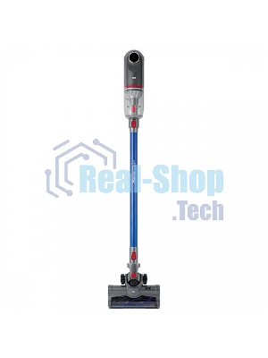 Беспроводной пылесос BQ VCA0102H серый/синий, питание от аккумулятора, 50 Вт, уборка сухая, пылесборник 0,45 л, работа от АКБ max 45 мин.