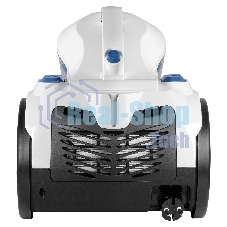 Пылесос BBK BV1501 белый/синий, 300/1600 Вт, уборка сухая, пылесборник контейнер, 2 л