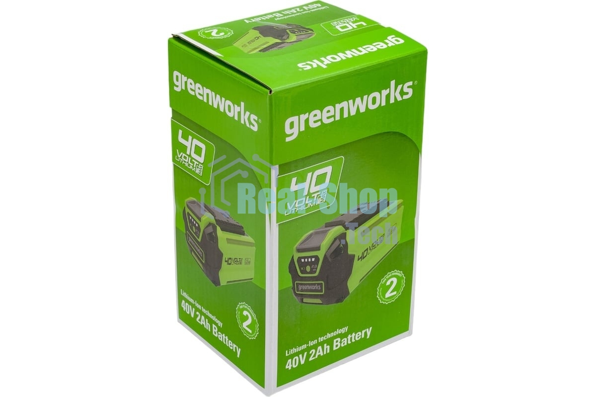 Аккумулятор с USB разъемом GreenWorks G40USB2 для техники 40V, 2 А.ч