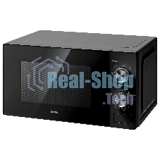 Микроволновая печь BBK 20MWS-762M/B черный, 20 л, 700 Вт, переключатели - поворотный механизм
