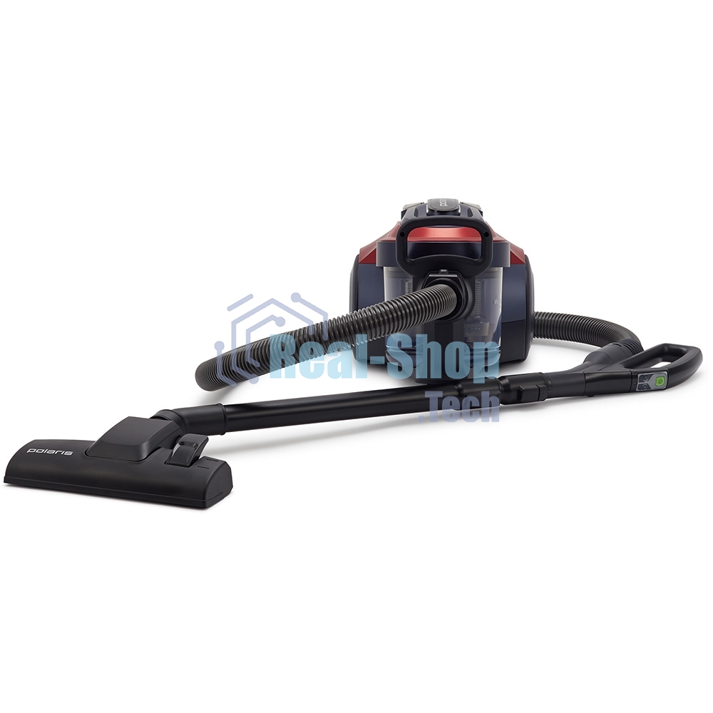 Пылесос Polaris PVC 2003RI серый/красный, 500/2000 Вт, уборка сухая, пылесборник контейнер 2.5 л