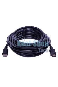 Кабель HDMI C-HM-HM-5M Wize, 5 м, v.2.0, 19M/19M, позол.разъемы, экран, черный, пакет