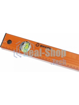 Уровень алюминиевый 1800мм фрезерованный 3 глазка Вихрь