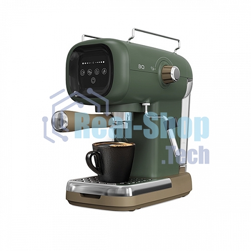 Кофеварка эспрессо BQ CM2005 зеленый, исп. кофе - молотый, 0.6 л, 1100 Вт, 20 бар