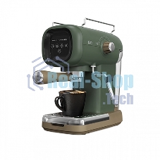 Кофеварка эспрессо BQ CM2005 зеленый, исп. кофе - молотый, 0.6 л, 1100 Вт, 20 бар