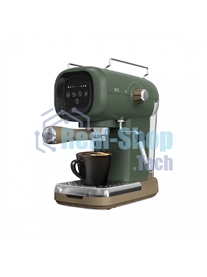 Кофеварка эспрессо BQ CM2005 зеленый, исп. кофе - молотый, 0.6 л, 1100 Вт, 20 бар