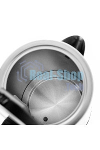 Чайник электрический BRAYER BR1060 2200 Вт, 1,7 л, стальной/черный