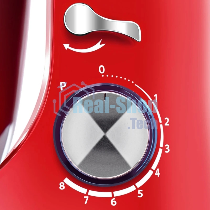 Миксер планетарный ARESA AR-1910 1000 Вт. красный