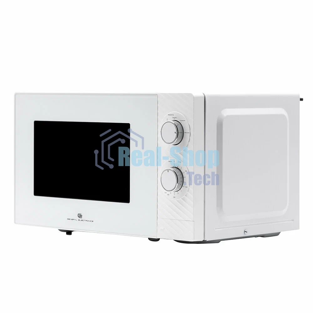 Микроволновая печь General Electronics 20L SOLO белая GE-MS120W 700W