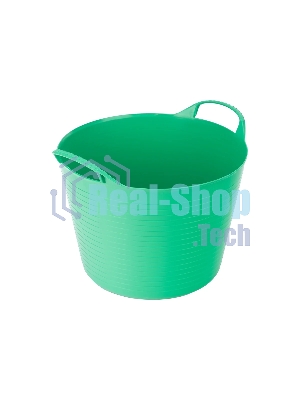 Ведро Сибртех гибкое сверхпрочное, 28 л, зеленое