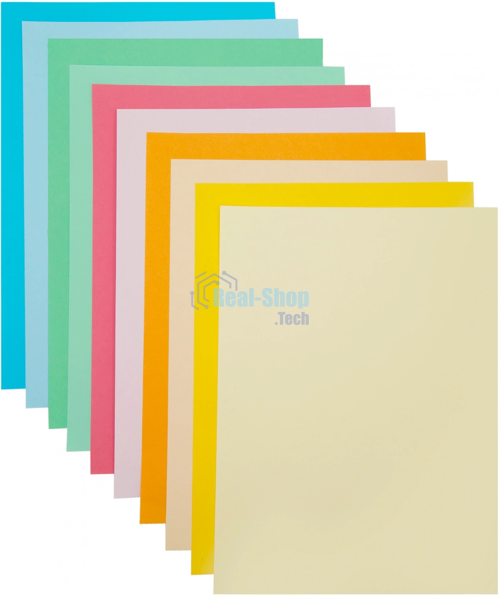 Бумага цветная Silwerhof тонир. 10 л. 10цв. A4 CREATE 80г/м2 папка