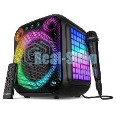 Портативная колонка SVEN PS-880, черный, 1.0, 110 Вт (RMS), Bluetooth, FM, USB, microSD, LED-дисплей, аккумулятор