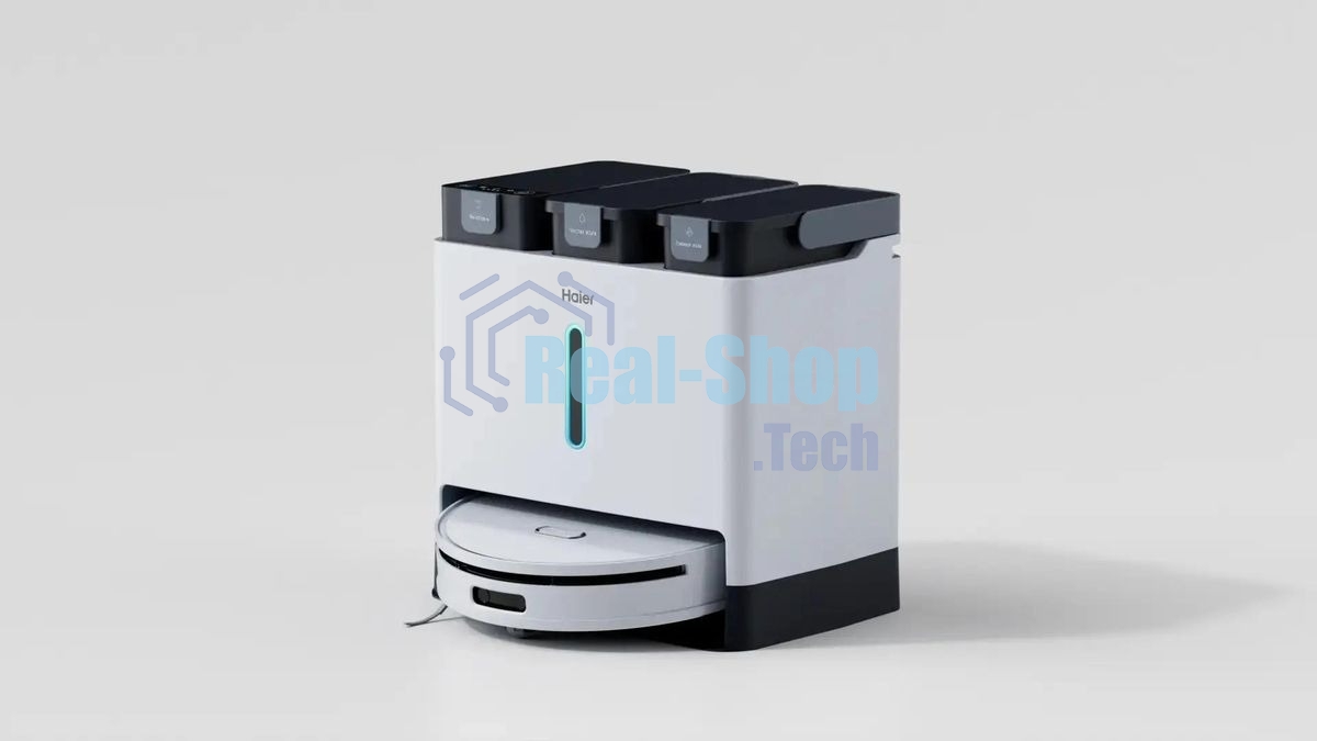 Робот-пылесос Haier HSR Pro R3 белый, 5200 мAч Li-Ion, уборка сухая/влажная, пылесборник контейнер 0.3 л