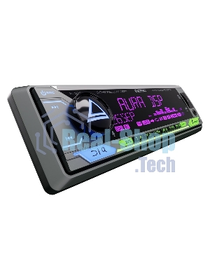 Автомагнитола AURA INDIGO-879DSP, 1 DIN, Bluetooth, USB Type-A, AUX, пульт ДУ