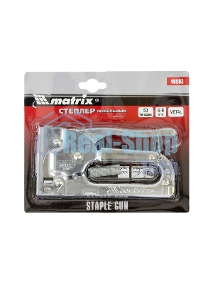 Степлер мебельный Matrix, тип скобы 53, 4-8 мм