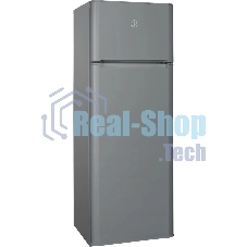 Холодильник Indesit TIA 14 G серебристый двухкамерный 194/51л морозилка сверху, ручное