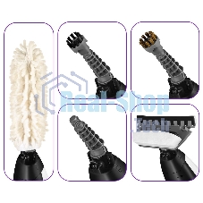 Швабра паровая Kitfort КТ-1088 белый/черный