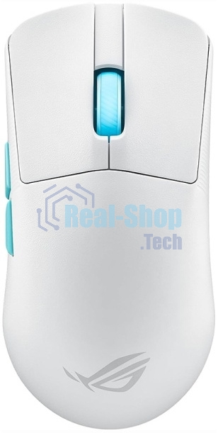 Мышь беспроводная/проводная ASUS ROG Harpe Ace Aim Lab Edition белый, 36000 dpi, радиоканал, Bluetooth, USB, кнопки - 5