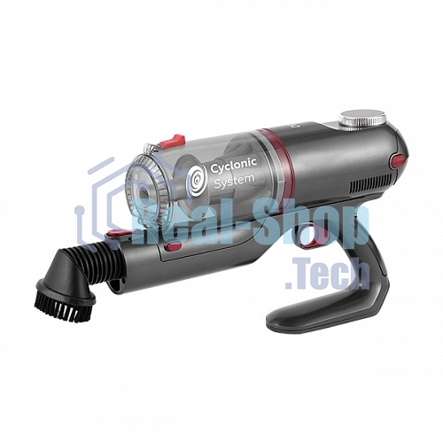 Беспроводной пылесос BQ VCA0102H серый/синий, питание от аккумулятора, 50 Вт, уборка сухая, пылесборник 0,45 л, работа от АКБ max 45 мин.