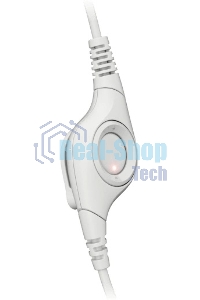 Гарнитура проводная с микрофоном Logitech H390 белый 1.9м накладные USB оголовье (981-001288)