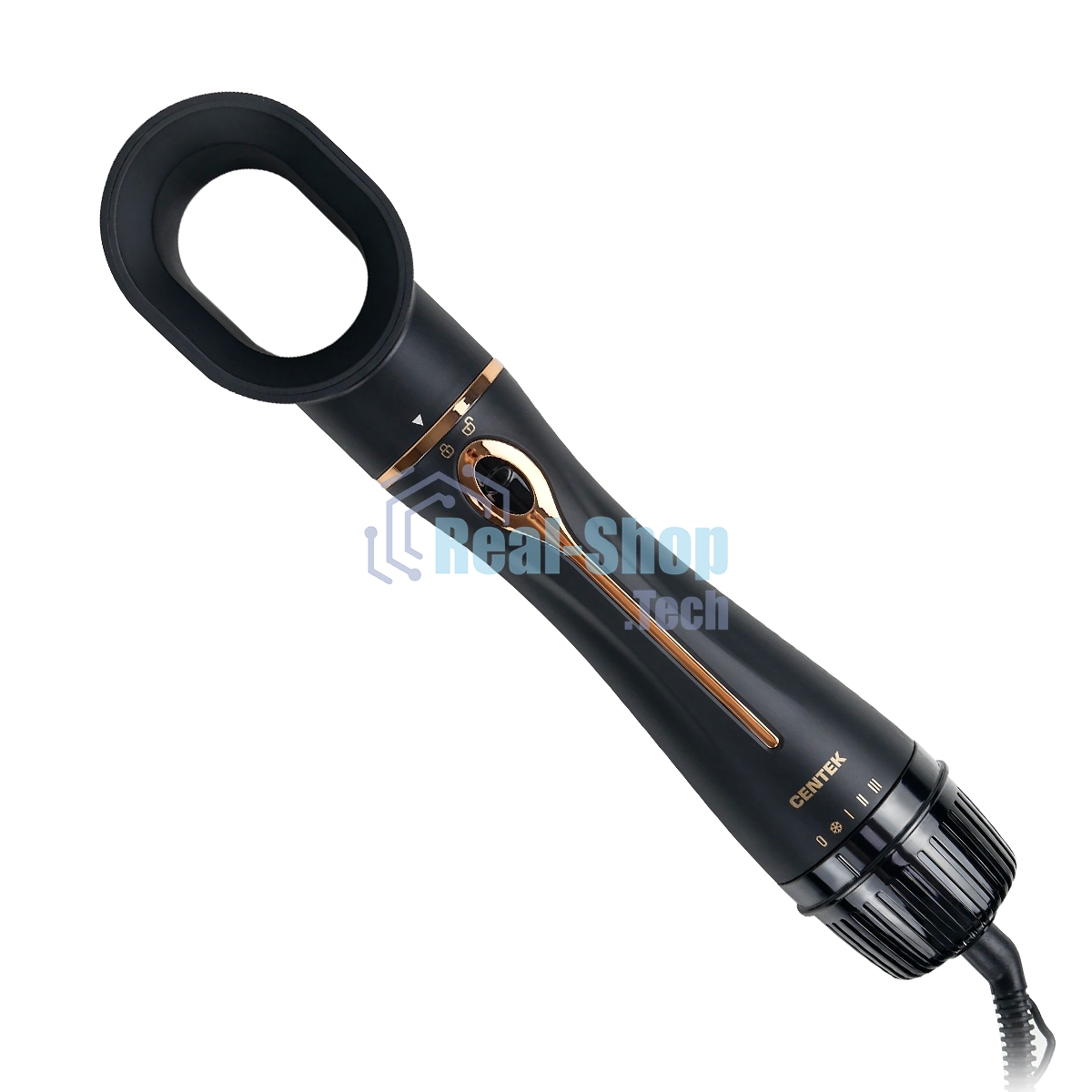 Фен-щетка Centek CT-2063 1200 Вт золото/черный