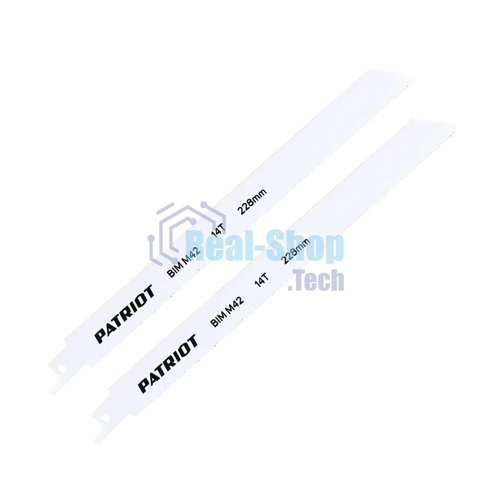 Полотно пильное PATRIOT для сабельной пилы, по металлу 228*19*0.92мм*14T 2 шт.