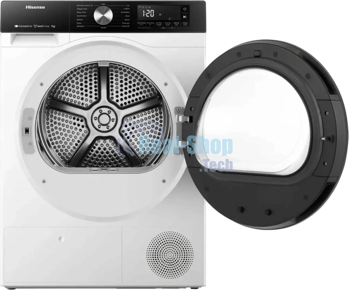 Сушильная машина Hisense DH3S702UWDE класс: A++ загр.фронтальная макс.:7кг белый