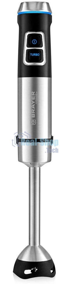 Блендер погружной Brayer BR1257 черный, 1500 Вт, плавная регулировка, турбо
