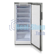 Морозильная камера Бирюса Б-M6046, металлик, 230л, 7 ящиков