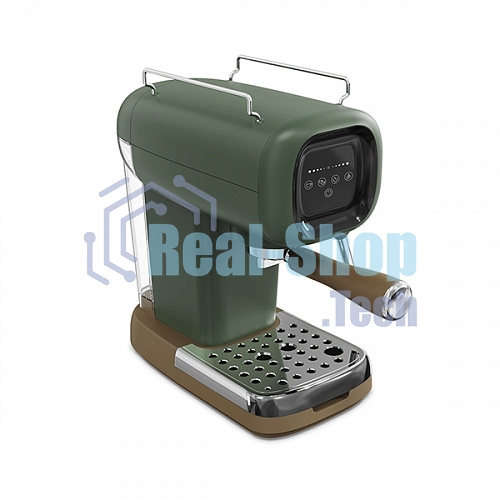 Кофеварка эспрессо BQ CM2005 зеленый, исп. кофе - молотый, 0.6 л, 1100 Вт, 20 бар