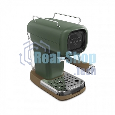 Кофеварка эспрессо BQ CM2005 зеленый, исп. кофе - молотый, 0.6 л, 1100 Вт, 20 бар