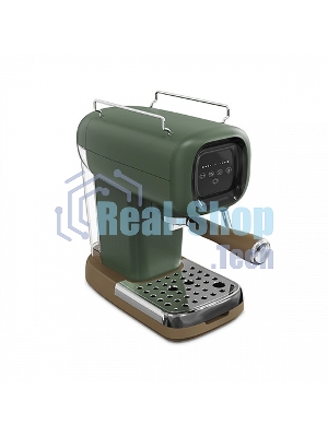 Кофеварка эспрессо BQ CM2005 зеленый, исп. кофе - молотый, 0.6 л, 1100 Вт, 20 бар