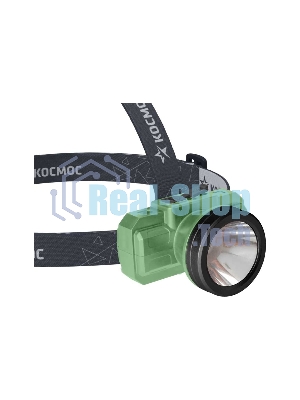 Фонарь аккумуляторный налобный Космос KOC516Lit 2Вт LED Li-ion 14500 500 мАч корпус ABS-пластик USB-шнур type C регулируемый эласт. ремешок