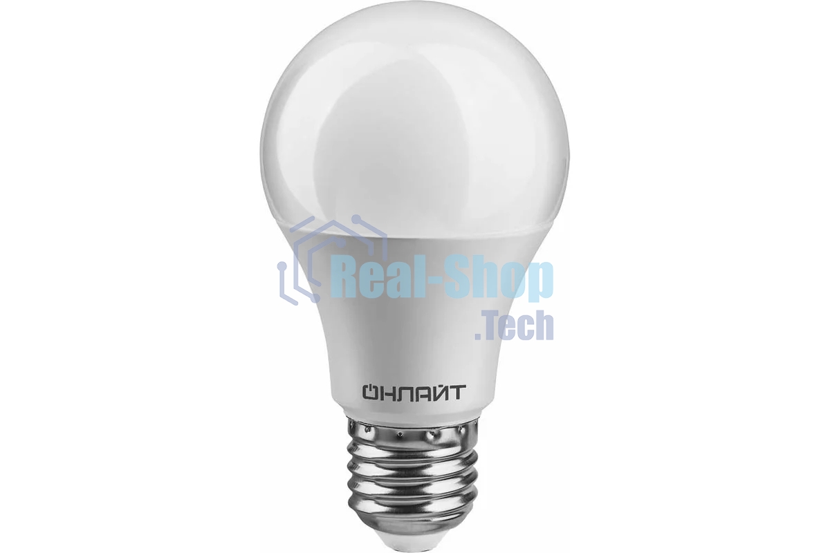 Лампа светодиодная ОНЛАЙТ 61141 OLL-A60-12-230-6.5K-E27 грушевидная