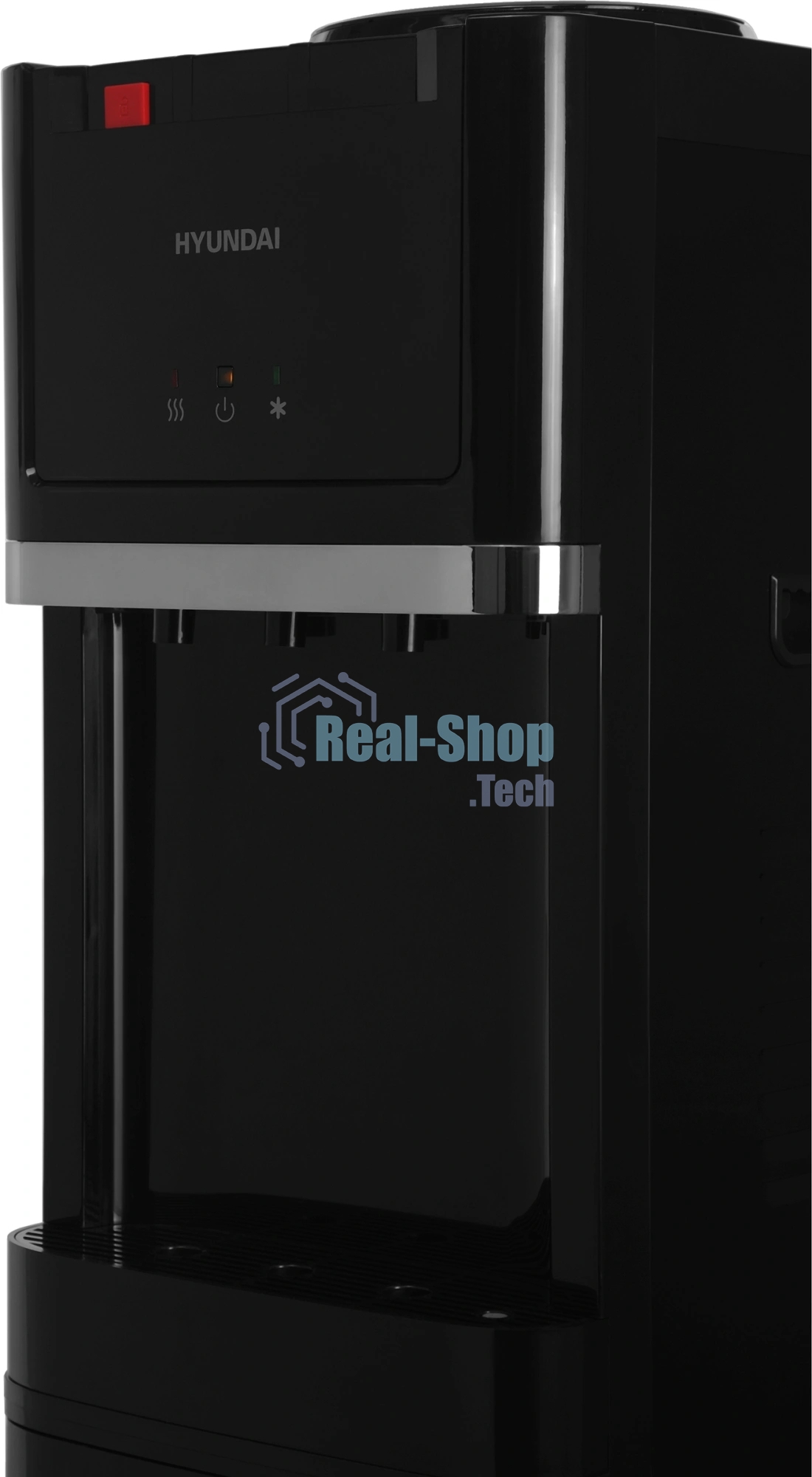 Кулер Hyundai H-WD3410E напольный электронный черный
