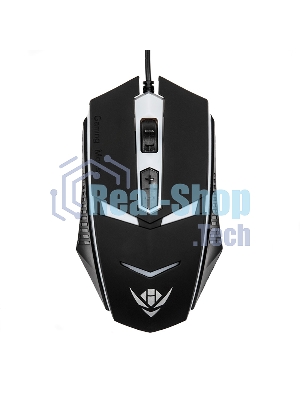 Мышь проводная Nakatomi MOG-02U черный, 1600 dpi, USB, кнопки - 5