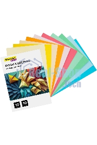 Бумага цветная Silwerhof тонир. 10 л. 10цв. A4 CREATE 80г/м2 папка