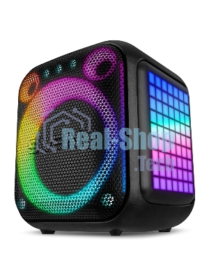 Портативная колонка SVEN PS-880, черный, 1.0, 110 Вт (RMS), Bluetooth, FM, USB, microSD, LED-дисплей, аккумулятор
